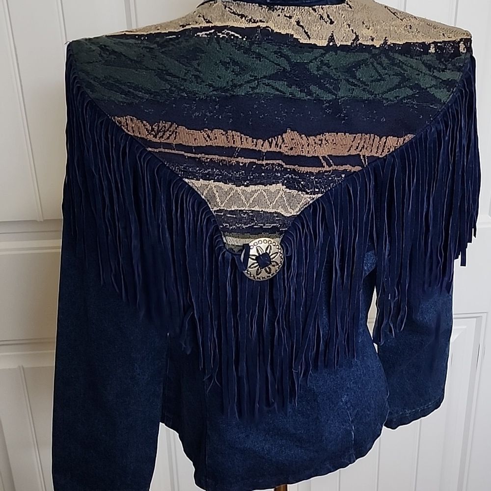 Vintage Womens Apache Fringe Jacket - Picture 3 of 5